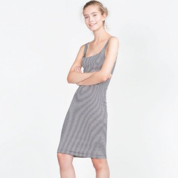 Zara Dresses & Skirts - Zara Bodycon Midi Tank Dress